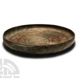 Khorasan Bronze Dish with Foxes