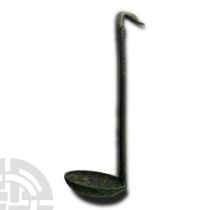 Roman Bronze Duck-Headed Ladle