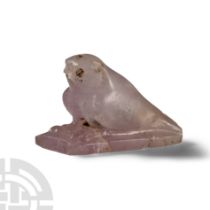 Egyptian Amethyst Horus Amulet