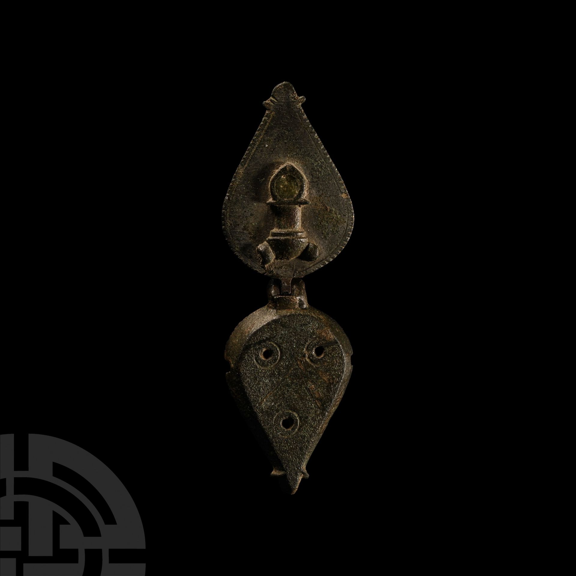 Roman Bronze Phallic Seal Box - Image 2 of 3