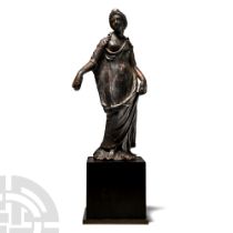 Roman Bronze Figurine of Venus