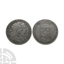 English Milled Coins - William and Mary - 1689 - AR Halfcrown