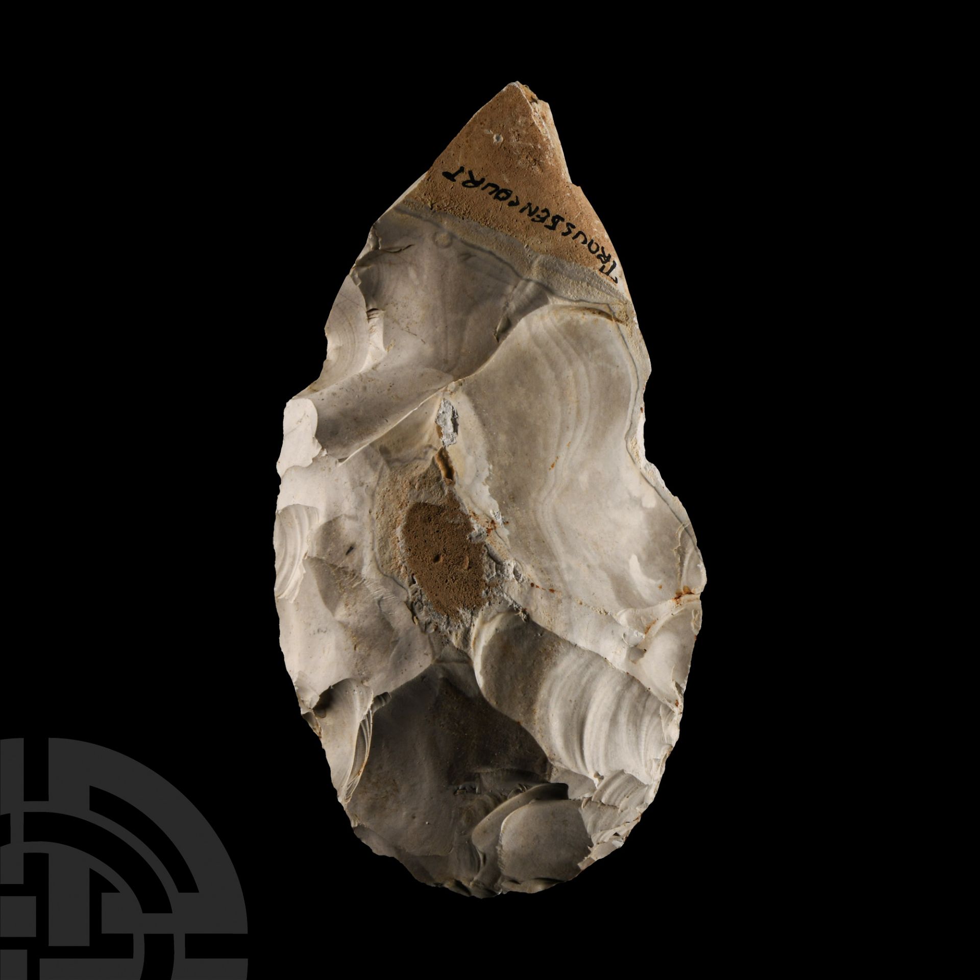 Stone Age 'Trossencourt' Grey Knapped Flint Handaxe - Image 3 of 3