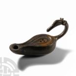 Romano-British Bronze Oil Lamp