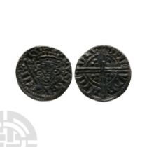 English Medieval Coins - Henry III - London/Nicole - AR Long Voided Cross Penny