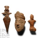 Mixed Terracotta Figure Group