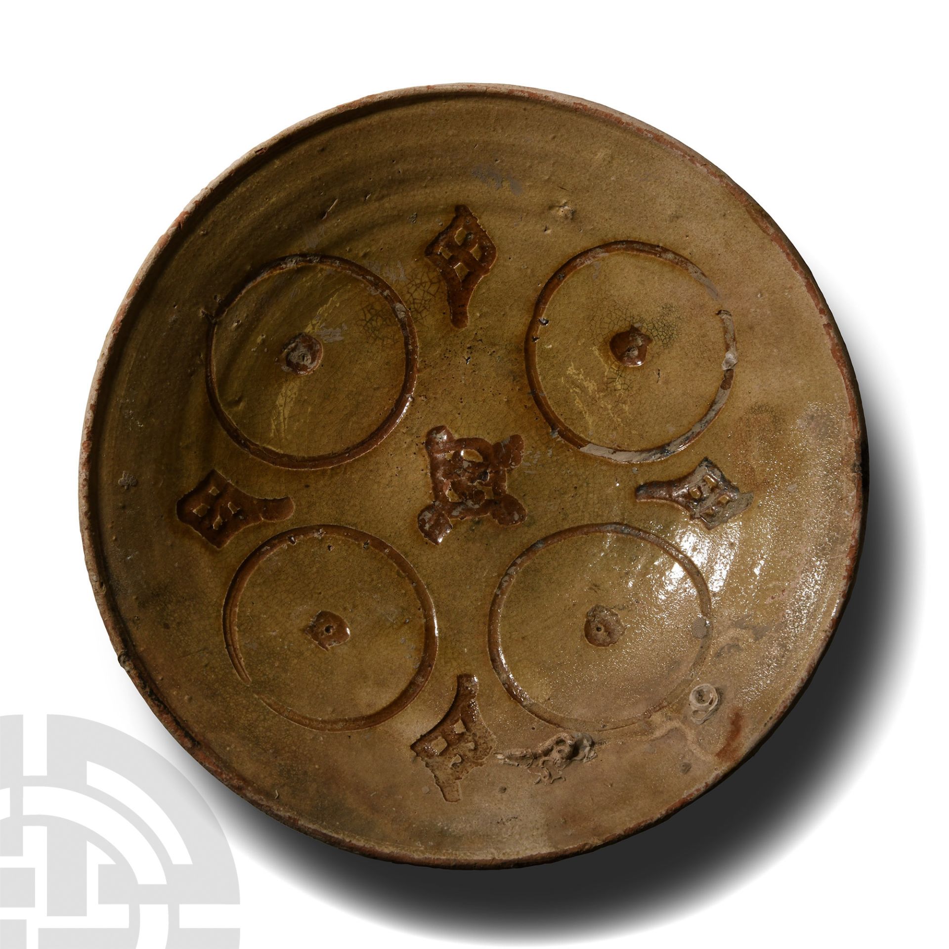 Byzantine Glazed Sgraffito-Ware Shipwreck Bowl