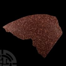 Natural History - Large Historic Cut & Polished Porphyry Slice.