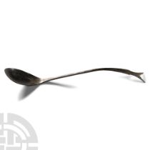 Roman Swallow-Tailed Bronze Spoon