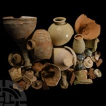 Holy Land and Other Terracotta Pottery Group