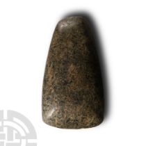 Stone Age 'Cissbury Ring' Polished Speckled Stone Axehead