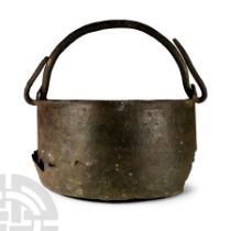 Anglo-Saxon Bronze Bucket with Hunting Scenes