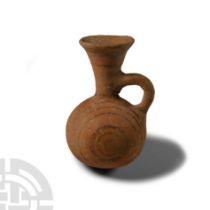 Cypro-Archaic Buff Pottery Flask