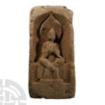 Chinese Northern Wei Buddha Brick