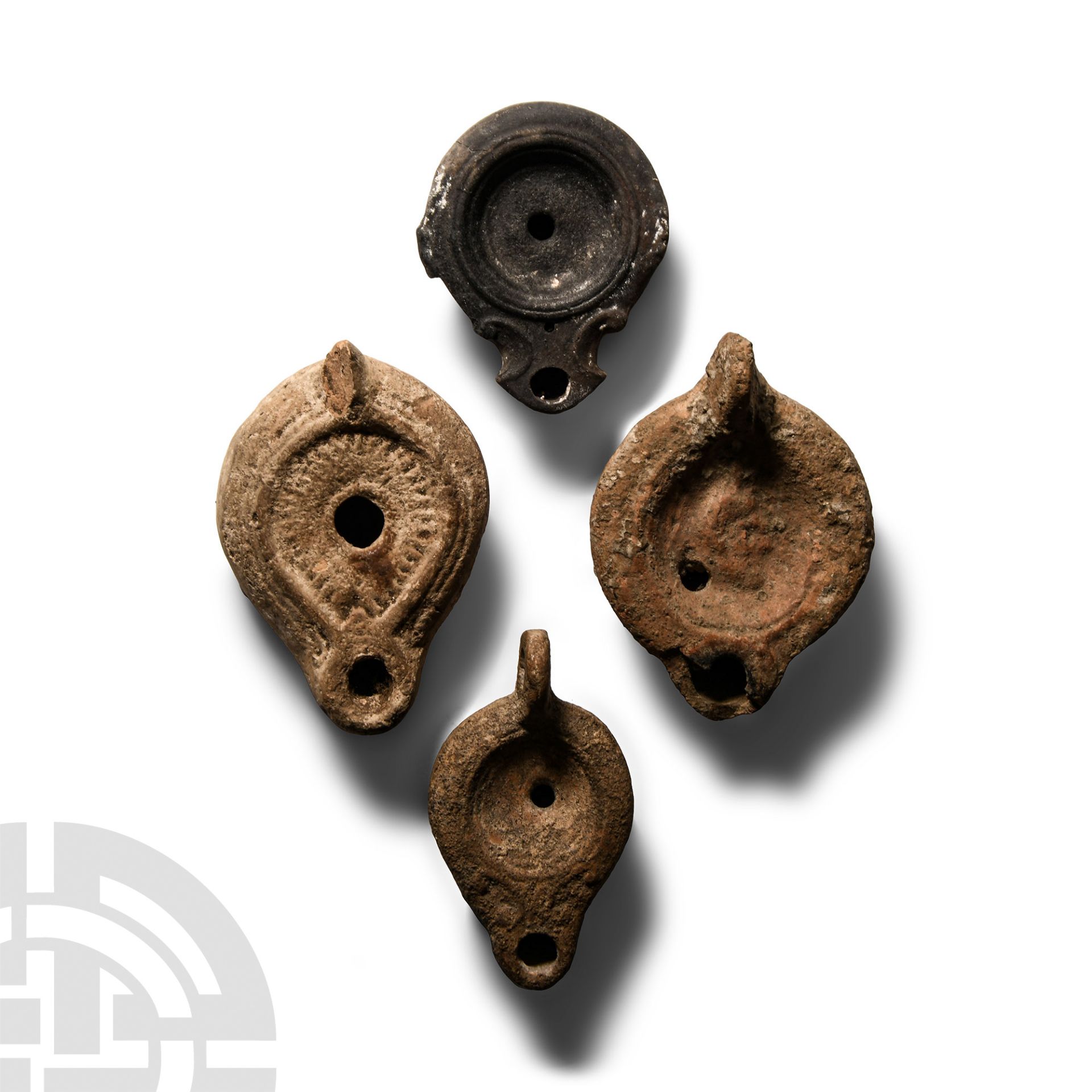 Roman Buffware Oil Lamp Group