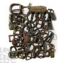 Medieval Bronze Buckle Collection