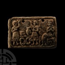 Sumerian Faience Plaque