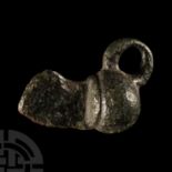 Iron Age Celtic Bronze Votive Axe Pendant
