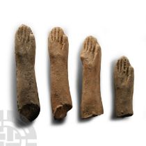 Roman Votive Terracotta Hand Group