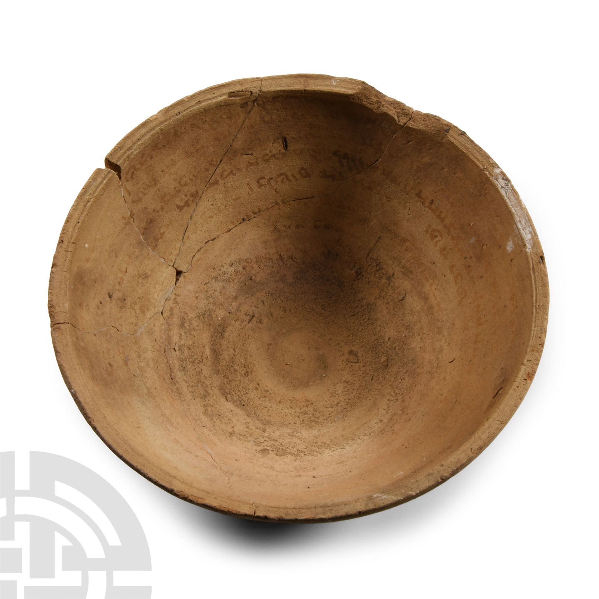 Aramaic Terracotta Bowl with Magical Incantation