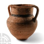 Cypriot Buff Pottery Neck Amphora