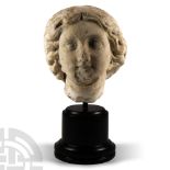Roman Marble Statue Head