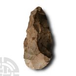 Stone Age 'Cissbury Ring' Knapped Flint Handaxe
