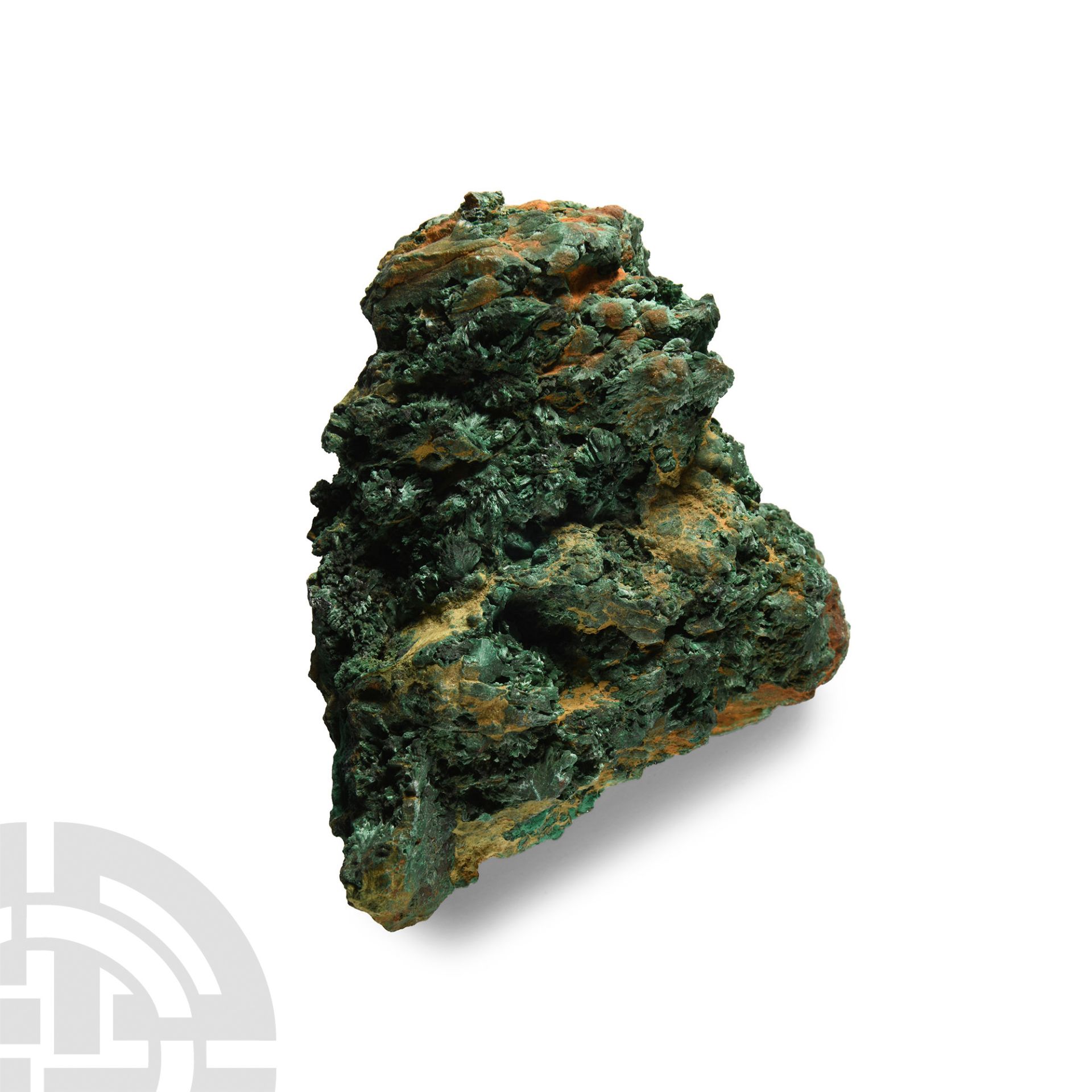 Natural History - Large Crystalline Malachite Boulder.