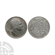 English Milled Coins - William IV - 1837 - AR Halfcrown