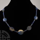 Bactrian Style Lapis Lazuli Bead Necklace