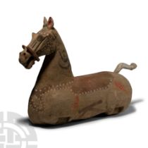 Large Chinese Han Terracotta Horse Torso