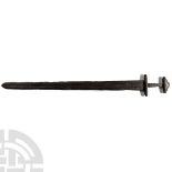 Viking Age Sword with Engraved Mammen Style Hilt