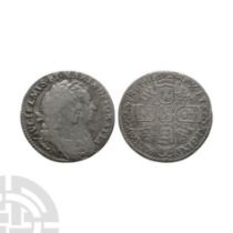 English Milled Coins - William and Mary - 1693 - AR Sixpence