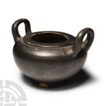 Greek Apulian Blackware Pyxis