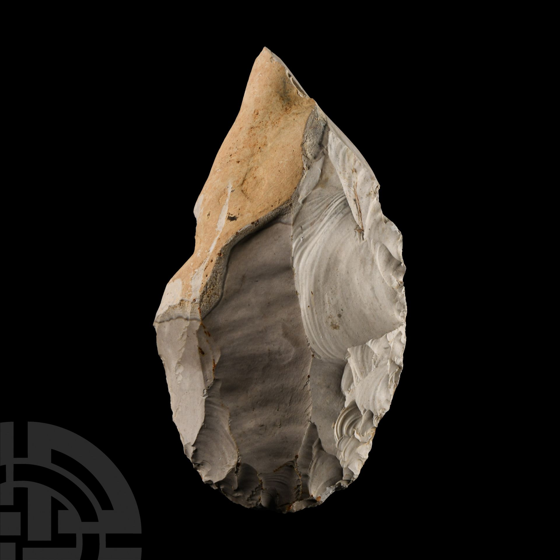 Stone Age 'Trossencourt' Grey Knapped Flint Handaxe - Image 2 of 3