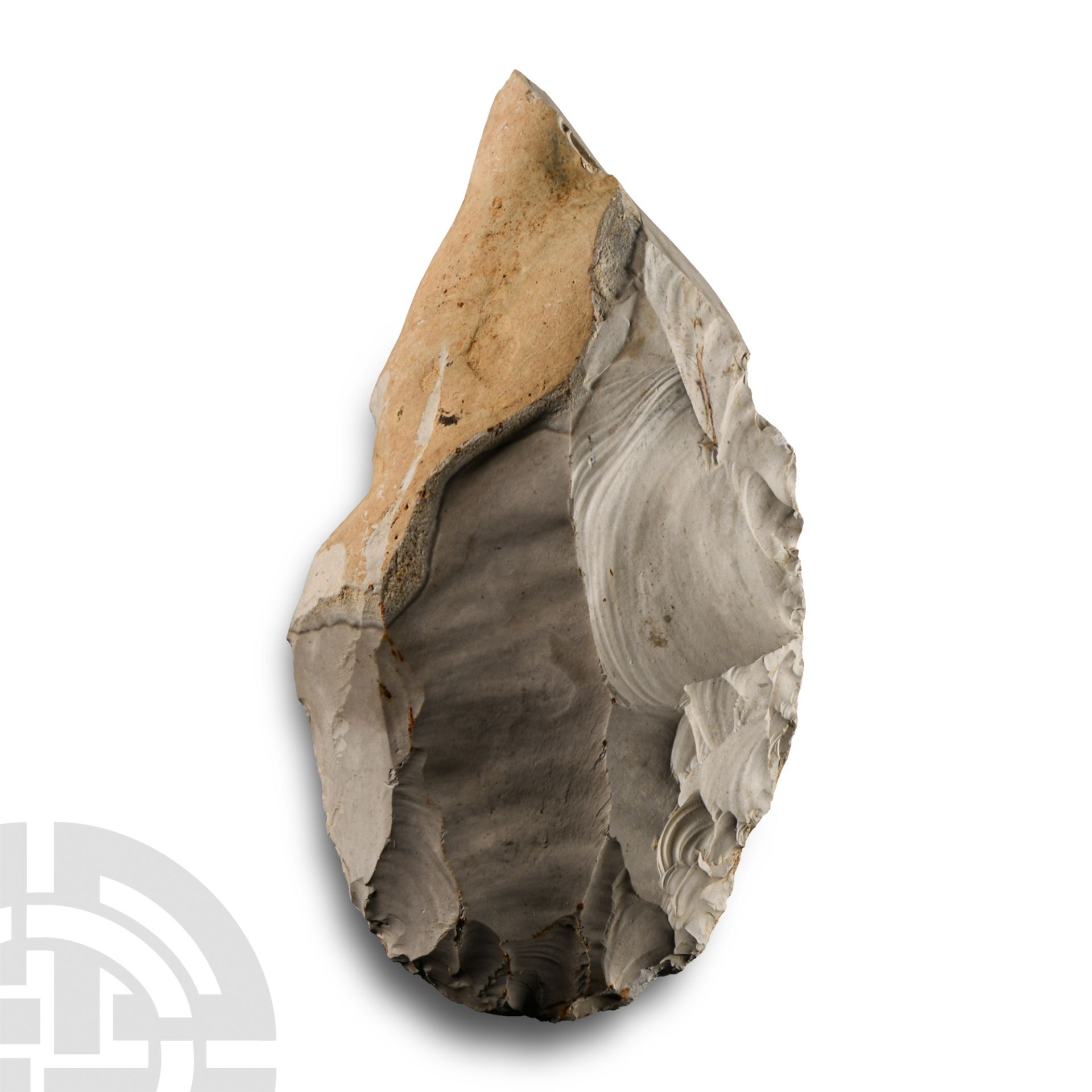 Stone Age 'Trossencourt' Grey Knapped Flint Handaxe