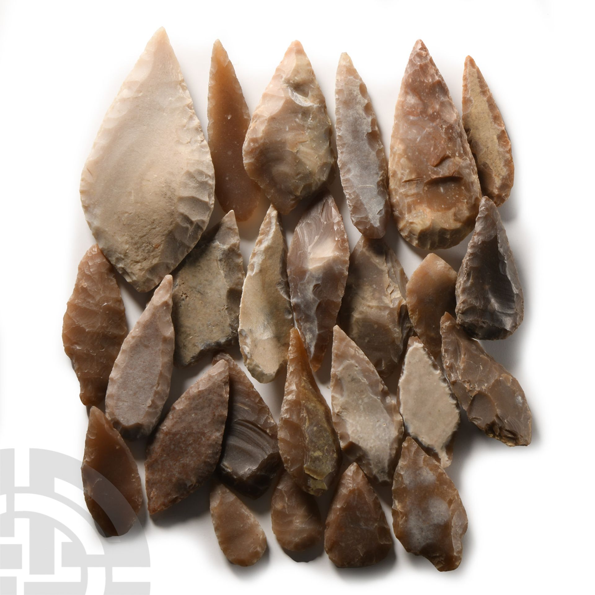 Stone Age Arrowhead Collection