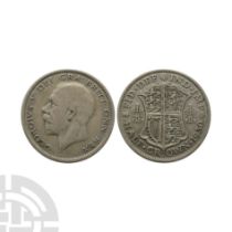 English Milled Coins - George V - 1930 - Halfcrown