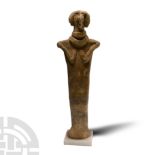 Large Syro-Hittite Terracotta Goddess Idol