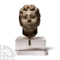 Romano-British Marble Head of a Lady