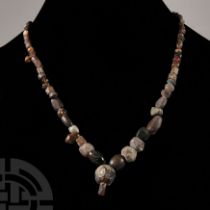 Western Asiatic Mixed Bead Necklace String