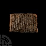 Old Babylonian Cuneiform Letter Tablet