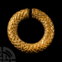 Achaemenid Gold Hair Ring