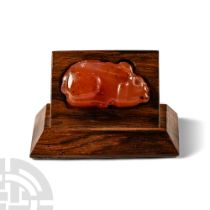 Roman Carnelian Hare Amulet