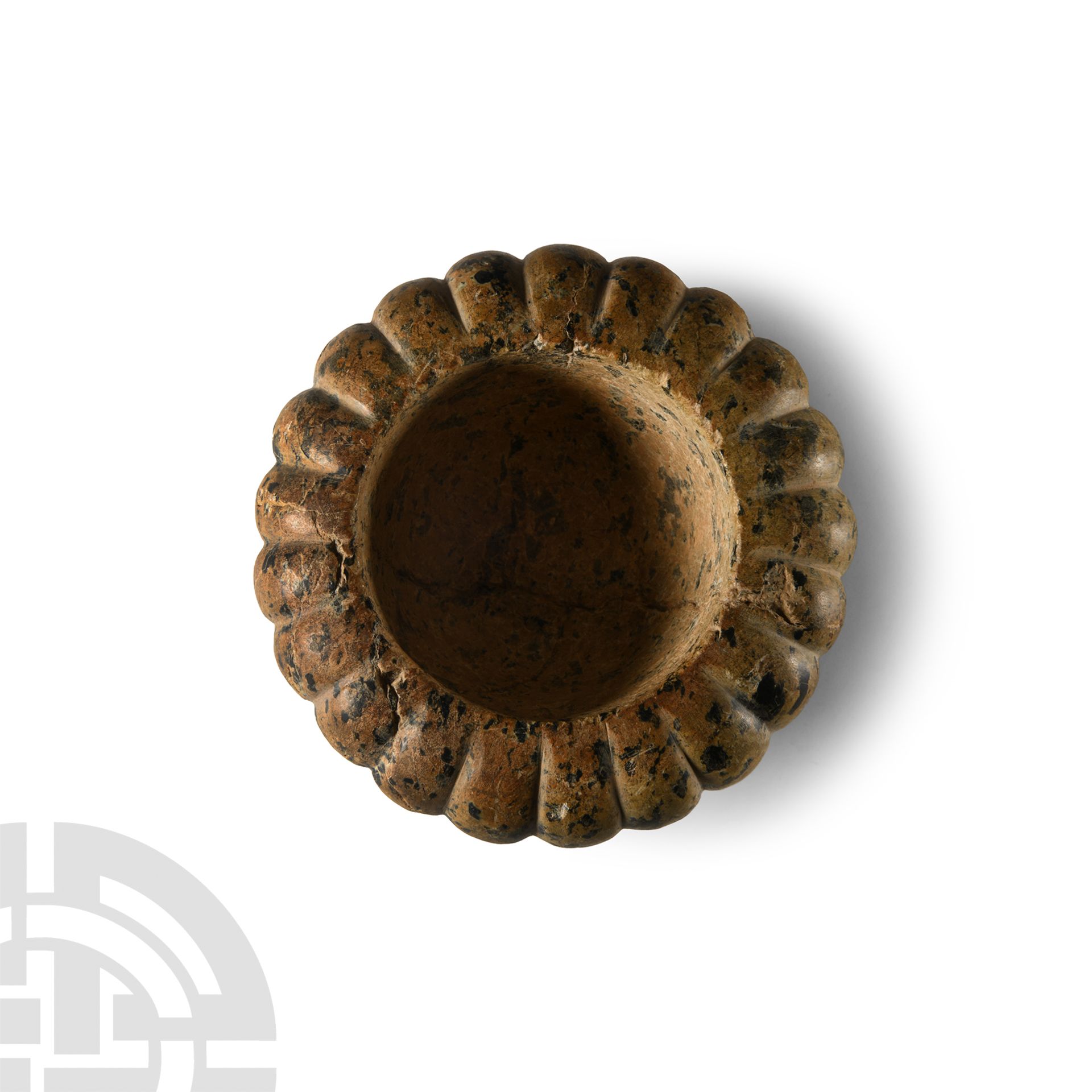 Minoan Serpentine Blossom Bowl - Image 2 of 2