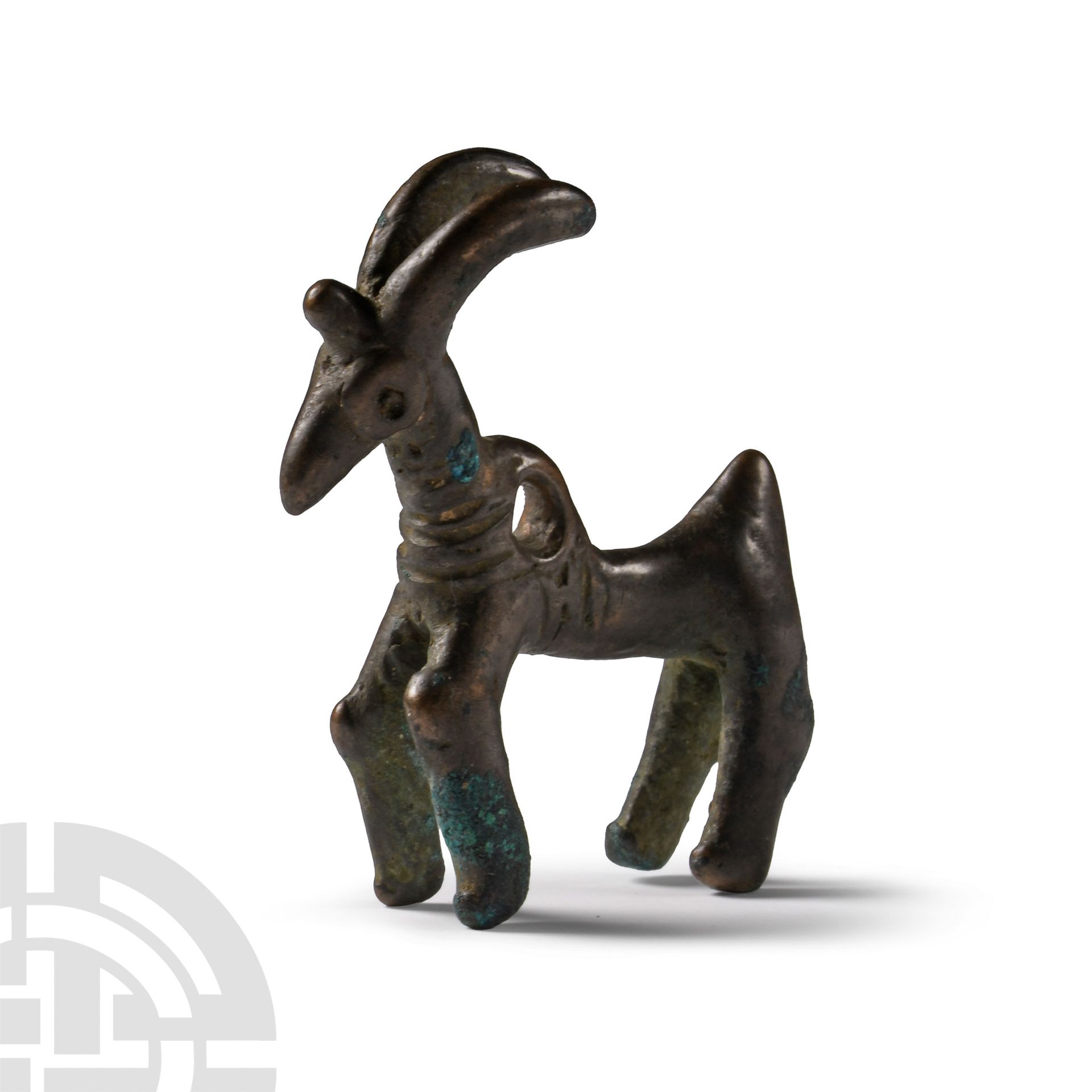 Luristan Bronze Ibex Amulet