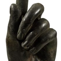 Monumental Roman Bronze Left Hand