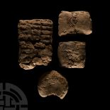 Mesopotamian Cuneiform Tablet Fragment Group