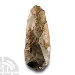 Stone Age 'Salisbury' Grey with Cortex Knapped Flint Axe