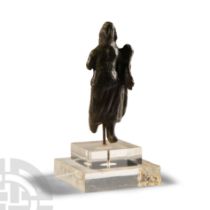 Roman Bronze Fortuna Statuette